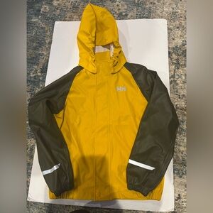 Helly Hanson kids Helox rain jacket size 9 good used condition